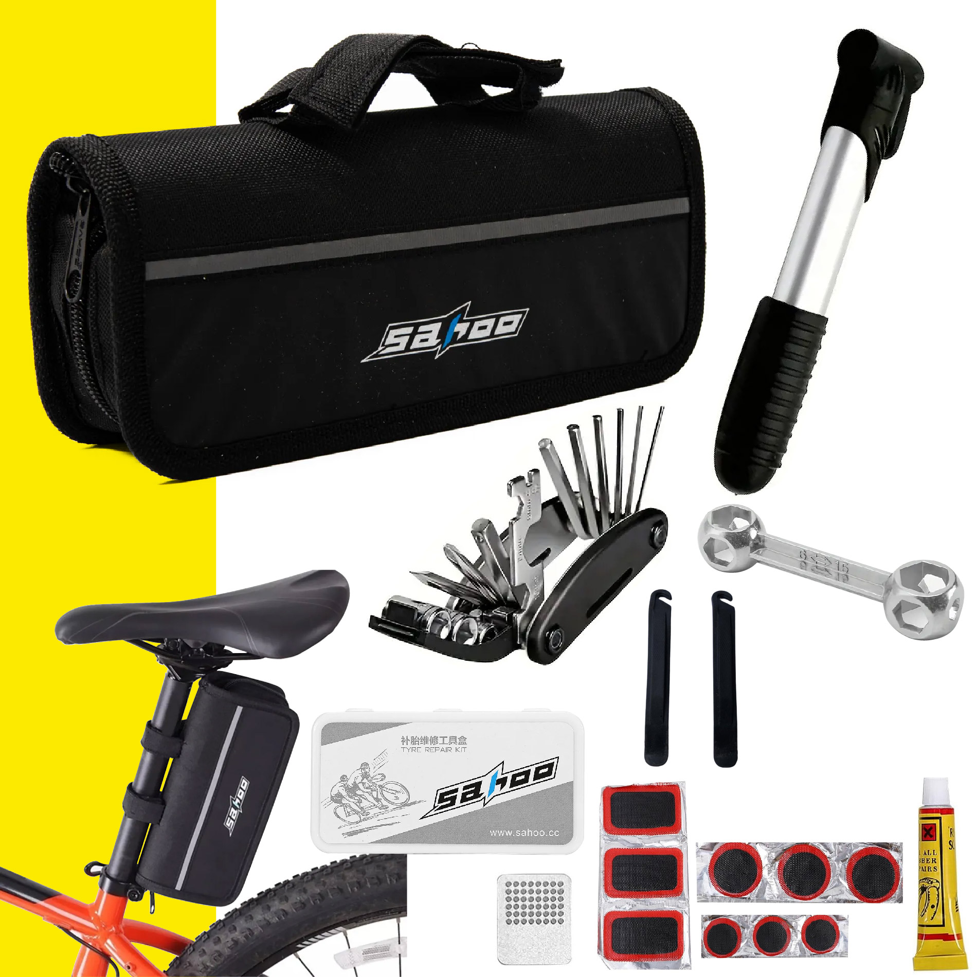 Miniatura 5 de Kit Reparacion Y Despinche De Bicicletas